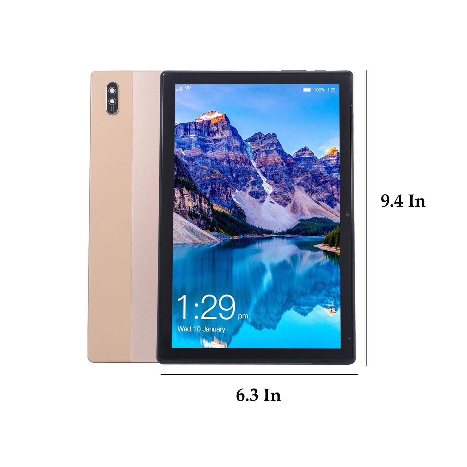10-inch Android Tablet, MTK6750 Octa-Core Processor, 4GB RAM, 32GB Storage, 5MP Front & 13MP Rear Camera, SIM Support, WiFi, GPS