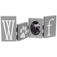 thumbnail image 2 of Malden Int Designs Woof 3.25x4.25 Love Letters Accordion Hinged Gray Decor Frame, 2 of 2