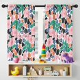 thumbnail image 5 of Blackout Kids Curtains,Pioneer Flower Floral Print Pattern Childrens Insulated Curtains Set Of 2,Bedroom Essentials,Toddler Room Decor 42"x54", 5 of 5