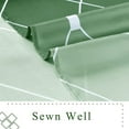 thumbnail image 3 of Bathroom Shower Curtain Set White Shower Curtain Ombre Shower Curtain with Hooks Water Repellent Shower Curtain Linen Fabric Shower Curtains Bathtub Hotel, 72x72 inch, Hunter Green, 3 of 5