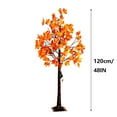 thumbnail image 3 of LED Artificial Maple Tree with Warm White Lights 1.2m USB Powered Indoor Outdoor Holiday Decoration for Christmas Thanksgiving, 3 of 5