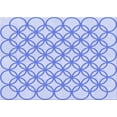 thumbnail image 1 of Ahgly Company Indoor Rectangle Patterned Sky Blue Dress Blue Area Rugs, 2' x 3', 1 of 6