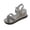 Exquisite Shoes - White, variant on Open Toe Sandals for Women Plus Size Thick Sole Stretchy Straps Shoes Breathable Soft Casual Footwear for Dailywear and Holiday
