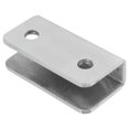thumbnail image 3 of Glass Bracket, Compact Glass Clip Stainless Steel 60x30mm  For 8-12mm Thick Glass Doors, 3 of 8