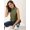 Olive, variant on Women's Solid Viscose Jersey Top Casual Summer Turtle Neck Sleeveless Western Style Slip-On Light Weighted Waist Length Loose Fitted Blouse Top