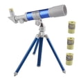 thumbnail image 4 of Telescopio portátil de juguete, telescopio refractor astronómico con trípode, juguetes de aprendizaje de ciencia para principiantes, , adultos, Sunnimix juguetes telescopio, 4 of 8