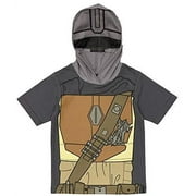 Star Wars Boys' Mando Hooded T-Shirt with Mask (Toddler Boys & Little Boys)