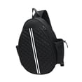 thumbnail image 3 of koolsoo Sac de Tennis Bandoulière Réglable Sac de Pickleball Multifonctionnel Portable Noir, 3 of 9