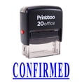 thumbnail image 2 of Printtoo Rubber Stamp CONFIRMED Self Inking Office Stationary Custom Stamp-Blue, 2 of 2