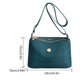 thumbnail image 3 of Bolso De Hombro Bolso Informal Para Mujer Bolso Bandolera De Nailon Ligero (Azul Lago), 3 of 6