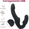 thumbnail image 2 of Consoladores con correa sin tirantes con control remoto para parejas lesbianas, vibrador de juguetes sexuales vibratorios portátiles, dispositivo de estimulación del punto G anal, juguetes sexuales re, 2 of 9