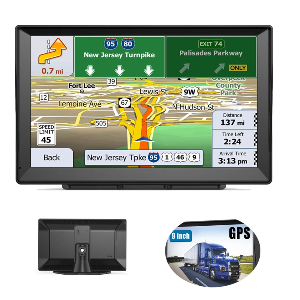 GPS Navigation for Truck Car 9 inch, GPS for Truck Drivers Commercial
