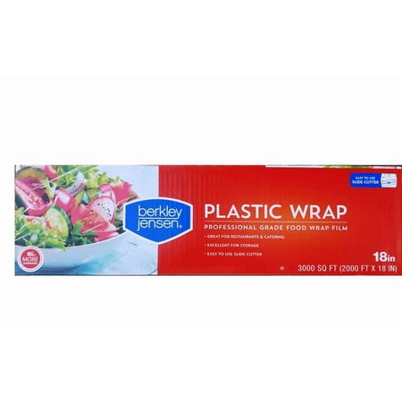 Berkley Jensen 18" x 3,000' Plastic Film Wrap - Clear