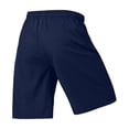 thumbnail image 5 of Men's Elastic Waist Zippered Pocket Training Shorts, Fitness Gym Shorts, Athletic Workout Shorts, Polyester Quick Dry & Breathable, For Running, Jogging, Sports, Summer | JASKFLY,Blue XS, 5 of 9
