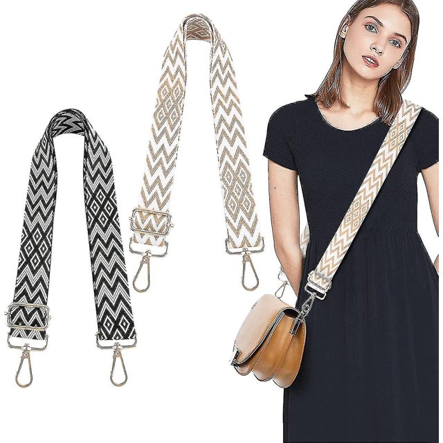 2 Piece Bag Adjustable Shoulder Strap 3.8 Cm Bag Strap Handbag Strap