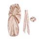 thumbnail image 1 of 3 Pcs Long Satin Bonnet Sleep Elastic Band Bonnet Women Night Sleeping, 1 of 3