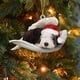thumbnail image 1 of Colgante Navideo De Perro, Adorno Para El Rbol, Cristal Artesanal, Diseo Elegante, Ideal Para Decoracin Navidea, Regalo, Adorno Para El Hogar O La Oficina, Acabado Brillante, Adorno, Ukhbmc, 1 of 8