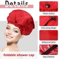 thumbnail image 2 of Gorros de ducha Eurzom Jumbo Braids para mujer impermeables de PVC, 2 of 6