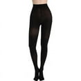 thumbnail image 6 of Semi Opaque Tights for Women Solid Colored Control Top Pantyhose, 6 of 20