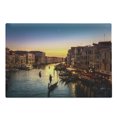 thumbnail image 1 of City Old Houses Cutting Board, Famous Grand Canal View from Rialto Bridge at Sunset Venice Italy Picture, Decorative Tempered Glass Cutting and Serving Board, in 3 Sizes, by Ambesonne, 1 of 2