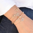 thumbnail image 1 of Boho Geometric Bracelet And Bangle Set For Women With Star Map Heart Charm Beads Chain Fashion Jewelry, 1 of 7