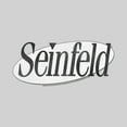 thumbnail image 2 of Women's Seinfeld Black and White Logo  Graphic Tee Athletic Heather Medium, 2 of 4