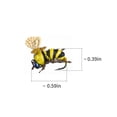 thumbnail image 2 of Ruiboury Ensemble de 2 Appâts en Forme d'Abeille Attraction Appâts Réalistes Réutilisables Pratiques Leurre de Pêche Insecte Calmar Eau Douce, 2 of 8
