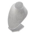 thumbnail image 4 of S SERENABLE Velvet Necklace Bust Display Stands Pendant Chain Jewelry Rack Velvet White, 4 of 6