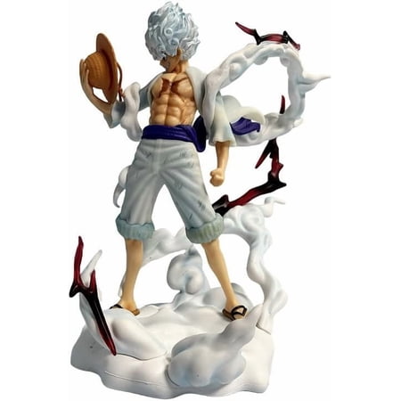 Luffy Figure Battle Scene Standing Nika Luffy Figures 25cm/9.8inch Handmade Figures Statue Anime Collection Figurine Anime Fans Gifts
