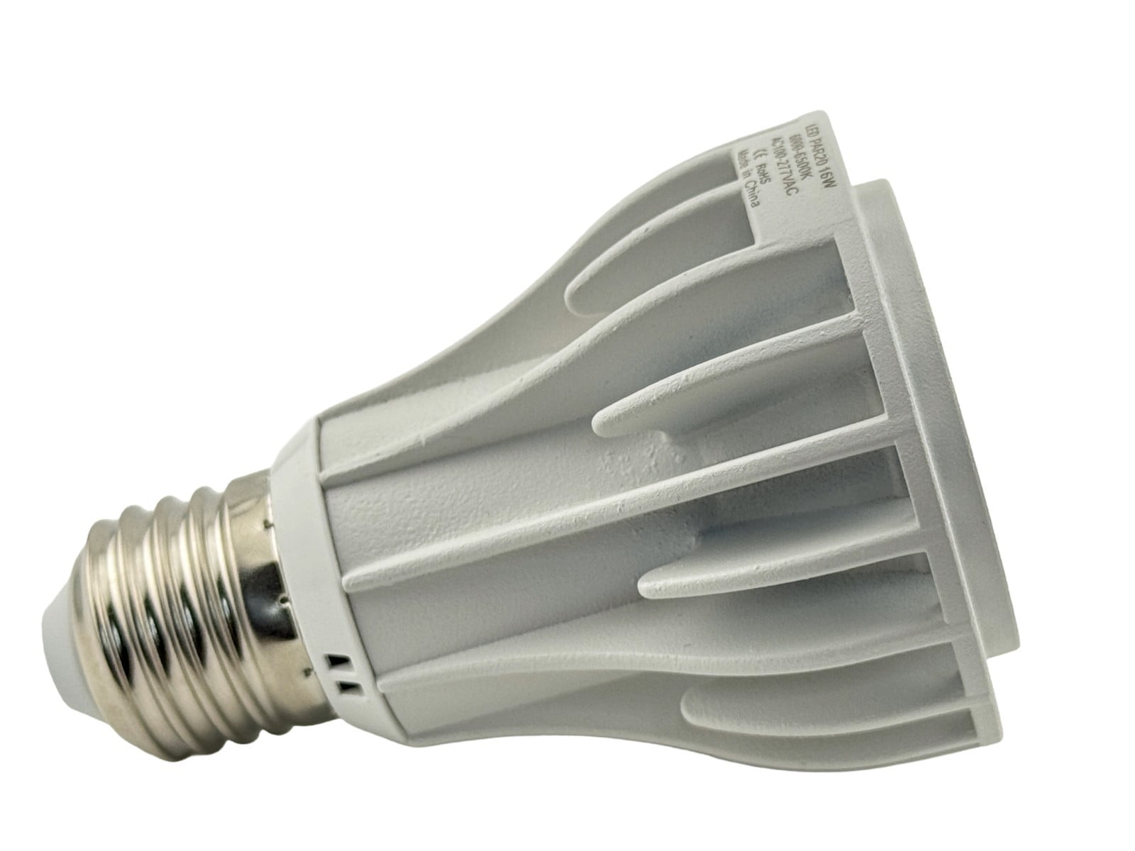 Rebaydo PAR20 E26-E27 LED Bulb 16 Watt 100-277 VAC 24 Degree (Color:White 6000K;)
