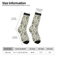 thumbnail image 2 of Balery Skull with Cash Calcetas Largas con Estampado para Hombre y Mujer – Suaves y Transpirables, Talla Única (US 5-11), 2 of 6