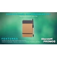 thumbnail image 2 of 10 ECO Jotters with Pen Set - Recycled Paper, 3 x 5 inches, Minimalist, Handy - Black, 2 of 5