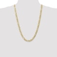 thumbnail image 4 of Primal Gold 10 Karat Yellow Gold 6.75mm Light Concave 26-inch Figaro Chain, 4 of 4