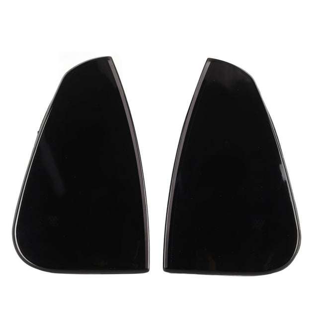 Cubierta de luz de señal de giro delantera, 2 uds., 4806218AD, cubierta de lámpara de marcador lateral, repuesto para Dodge Charger LX SRT8 2006-2010, color negro