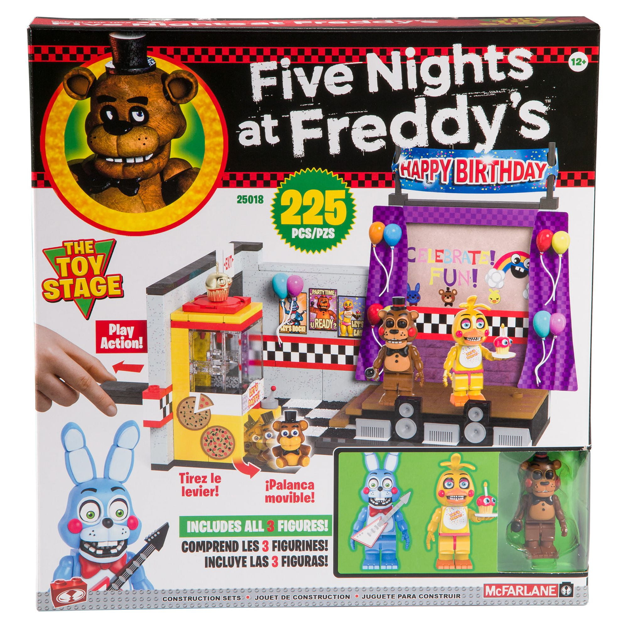 Five Nights at Freddy's GAME MAP PLAYSET! COMPLETE McFarlane Toys SERIES 5  