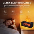 thumbnail image 3 of Mini Fireplace Diffusers Fireplace Humidifier with Remote 150ml Fireside Ultrasonic Humidifier Bonfire Flame Diffuser with 7 Colors Light for Home Room Office,Black,1,1, 3 of 7