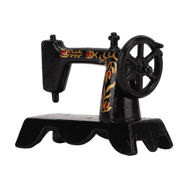 Máquina de coser para casas de muñecas BuyWeek 1:12 metal vintage