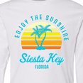 thumbnail image 4 of Inktastic Summer Enjoy the Sunshine Siesta Key Florida in Blue Long Sleeve Youth T-Shirt, 4 of 5