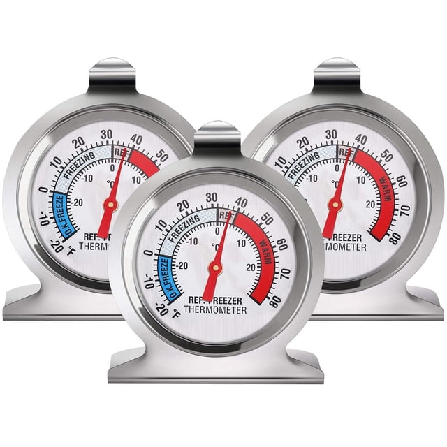 Refrigerator Freezer Thermometer Series Large Dial Thermometer Temperature Thermometer for Refrigerator Freezer