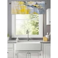thumbnail image 3 of Curtain Valance for Windows,Abstract Watercolor Color Blocks Kitchen Valances Rod Pocket Short Curtains,Modern Oil Painting Art Window Treatment Panel for Bedroom Bathroom 54x18in, 3 of 9