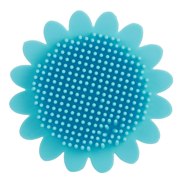 Cepillo del baño del bebé, cepillo del baño del bebé Cepillo suave del champú del bebé Cepillo del baño del silicón del bebé Aspecto llamativo