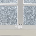 thumbnail image 3 of FELTECHELECTR par de pestillos de puerta autoblocantes de aleación de aluminio, fácil instalación, perno de resorte para puertas y ventanas, pestillo de seguridad automático con cierre automático., 3 of 5