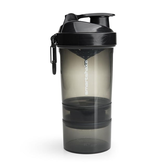Smartshake Original 2GO, vaso mezclador de 20 oz, negro humo (el embalaje puede variar)