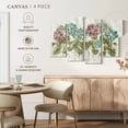 thumbnail image 5 of Elephant Stock Vibrant Row Of Hydrangea On Wood Wall Art - Horizontal Multi Panel Canvas - Bedroom Wall Decor - Floral And Botanical Multi Panel - Gray And Green Decor By Cheri Blum - 68" x 42", 5 of 8