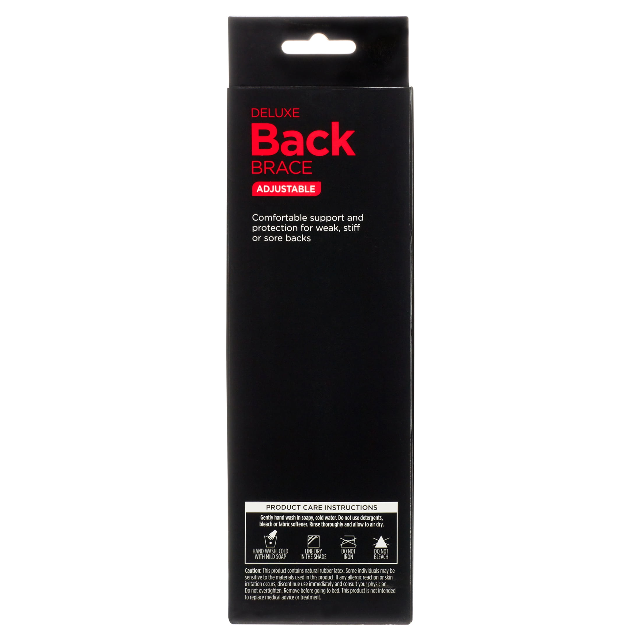 Equate Deluxe Adjustable Back Brace, One Size