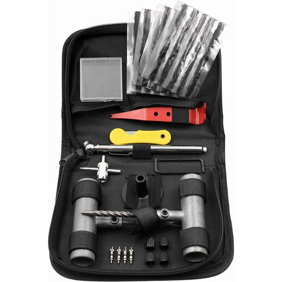 Handfly Tire Repair Kit with Plug for Car, Motorcycle, Truck (39pcs)