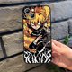 thumbnail image 3 of Demon Slayer Agatsuma Zenitsu funda de teléfono para Apple iPhone 16, 15, 14, 13, 12 mini, 11, XS, X, 8, 7 Pro Max Plus, cubierta negra de silicona suave, 3 of 5