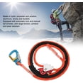 thumbnail image 3 of Climbing Safety Lanyard, Adjustable Positioning Fall Protection Rope Safety Cord Lanyard Professional Safety Belt Rope Tree Climbing Lanyard for High Altitude Trees Climbing Engineering, 3 of 8