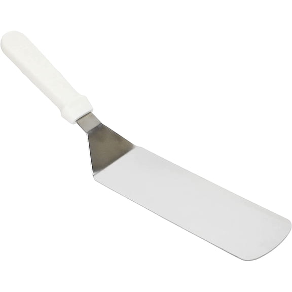 TrueCraftware – 8 1/2 X 3 X 15- inch Stainless Steel, Flexible Solid Turner with Plastic Handle