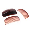 thumbnail image 2 of Pack of 12 Pieces of Plain Large Plastic Hair Combs Slides Hair , Red brown, Red brown, 2 of 8